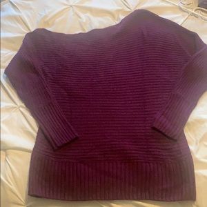 Off shoulder sweater